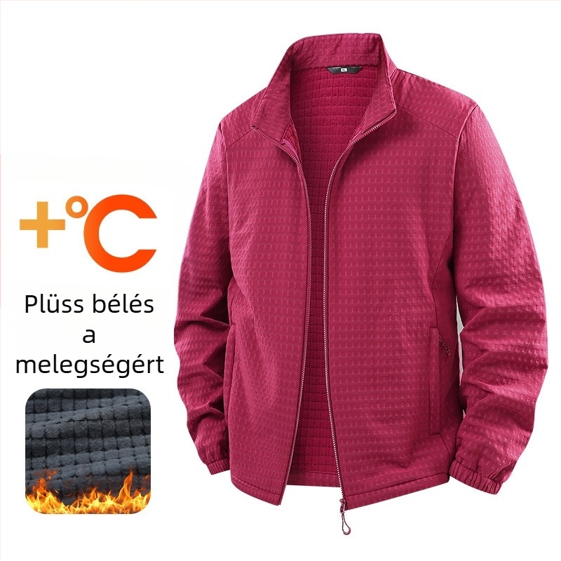 Bird Edition soft shell kabát ősz-tél, fleece bélés, férfiak és nők számára, páros stílus, álló gallér, vastag melegítő réteg