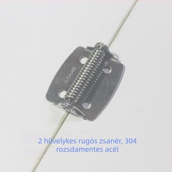 304 rozsdamentes acél rugós zsanér ajtóhoz, automatikus visszacsukódás, mini összecsukható zsanér