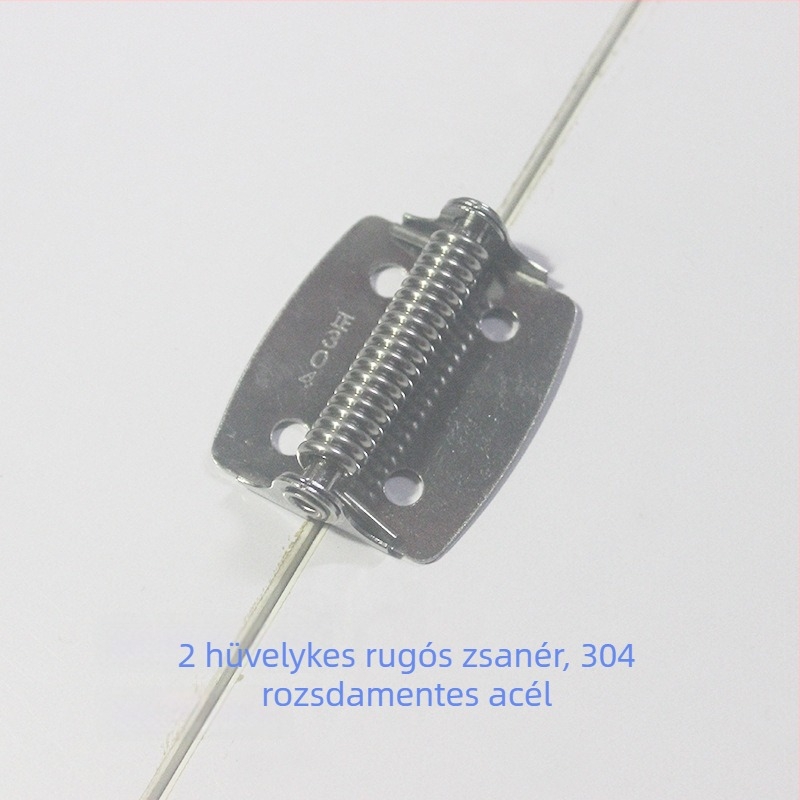 304 rozsdamentes acél rugós zsanér ajtóhoz, automatikus visszacsukódás, mini összecsukható zsanér