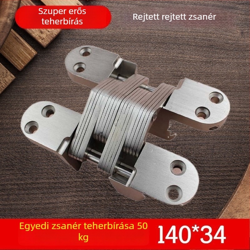 Rejtett H-formájú ajtózsanérok faajtókhoz, kifelé nyíló
