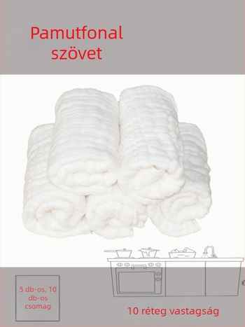 Errifan Vastag pamut törlőkendő edényekhez, konyhához, szálmentes