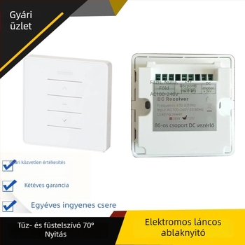 Elektromos ablaknyitó kapcsoló panel 86, 220V–24V transzformátor