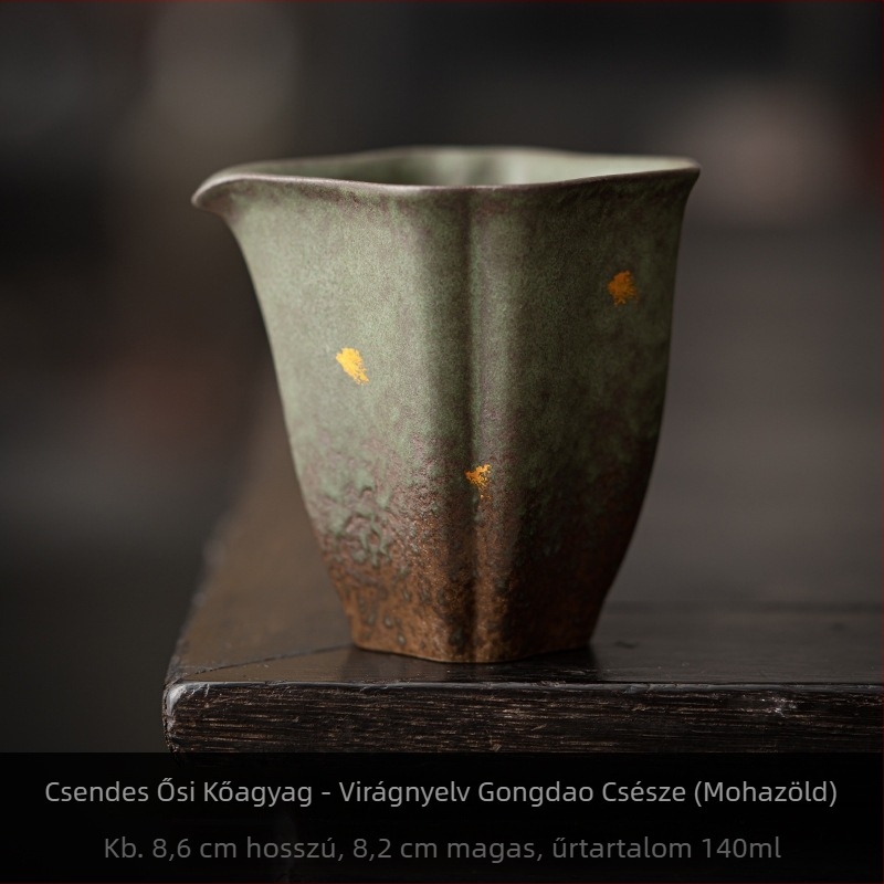 Vintage Gongfu teáskészlet japán stílusban, egyenlő részre osztó pohárral, teás tálcával és teás osztó készülékkel