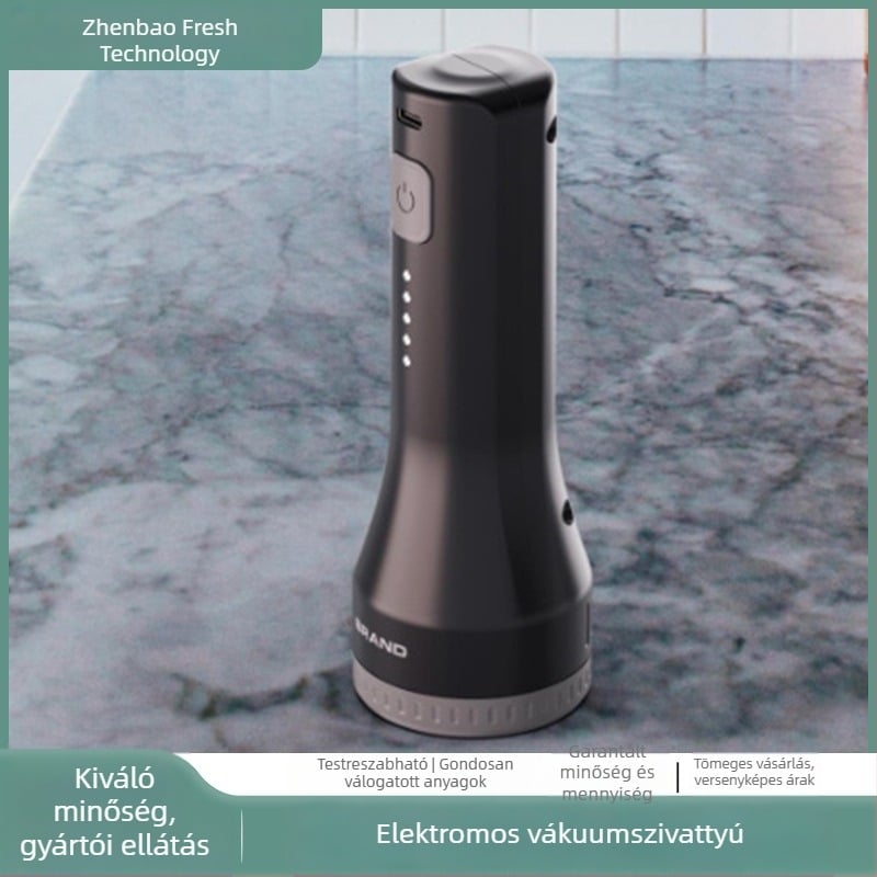 Fresh Treasure Vákuumzáró tasak elektromos pumpával és vezeték nélküli töltéssel, otthoni ruhák és paplanok tárolására