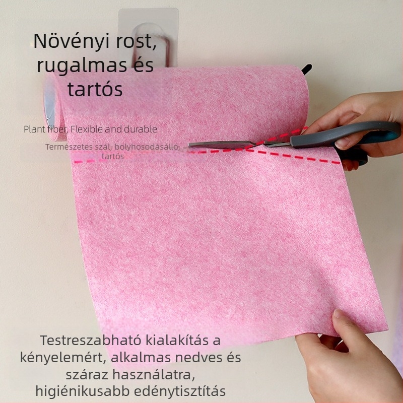 Elodható mosogatókendő, vastagított kókuszhéj alapú kendő, konyhai tisztításhoz, nedvszívó és olajmentes