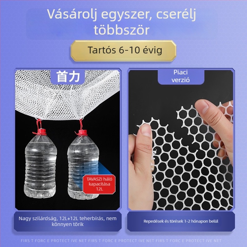 PVC balkonvédő háló ablakokra