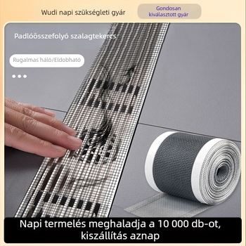 Öntapadós dugulás elleni szűrő fürdőszobai mosdó lefolyóhoz – tekercses hálós szűrő a hajszálak megfogására
