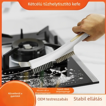 Forgatható gázsütőtisztító kefe, konyhai tisztító eszköz