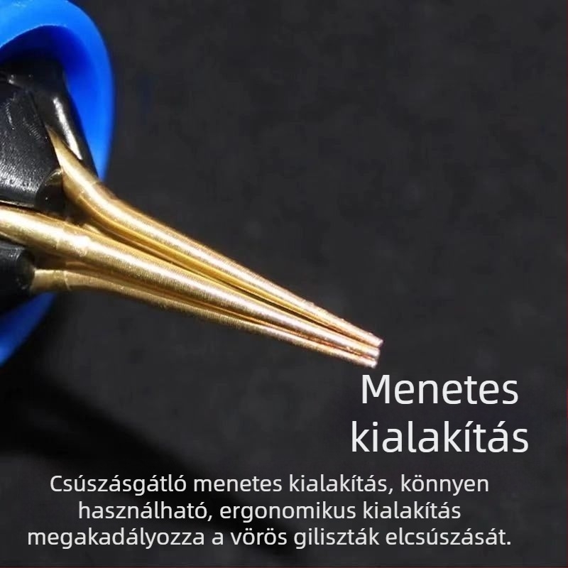 Vörös féreg clip csalihoz — gyors rögzítés gumiszalaggal, horgászfelszerelés