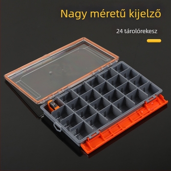 ABS anyagú horgászati műcsali tároló doboz – kiegészítők és eszközök rendezője