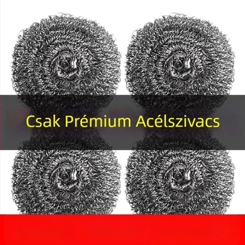 Nagy rozsdamentes acél drót gömb az edények tisztítására