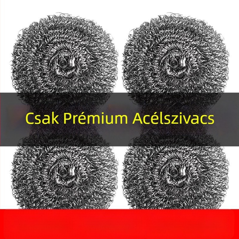 Nagy rozsdamentes acél drót gömb az edények tisztítására