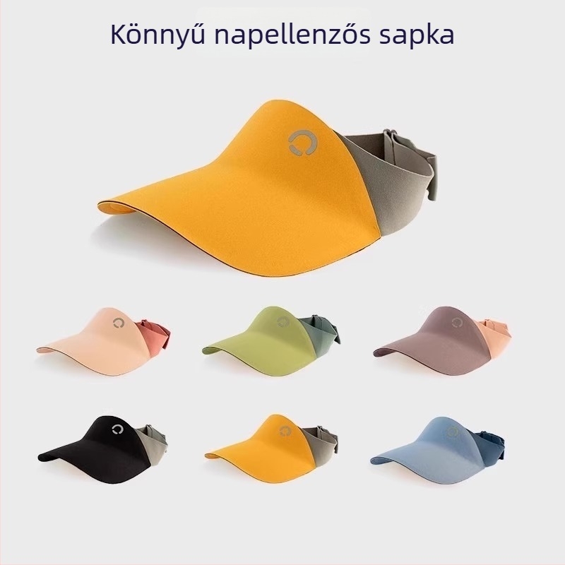 Gyerekeknek szánt UV-védő sportkalap széles karimával és nyitott koronával szabadtéri strandhoz