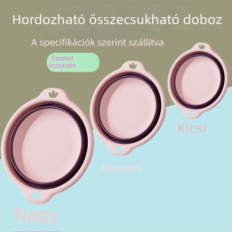 Diákszállóba készült összecsukható mosdó, falra szerelhető, kompakt és hordozható mosómedence