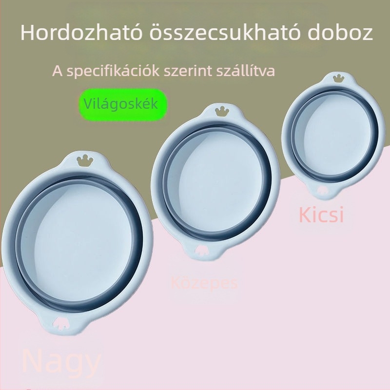 Diákszállóba készült összecsukható mosdó, falra szerelhető, kompakt és hordozható mosómedence