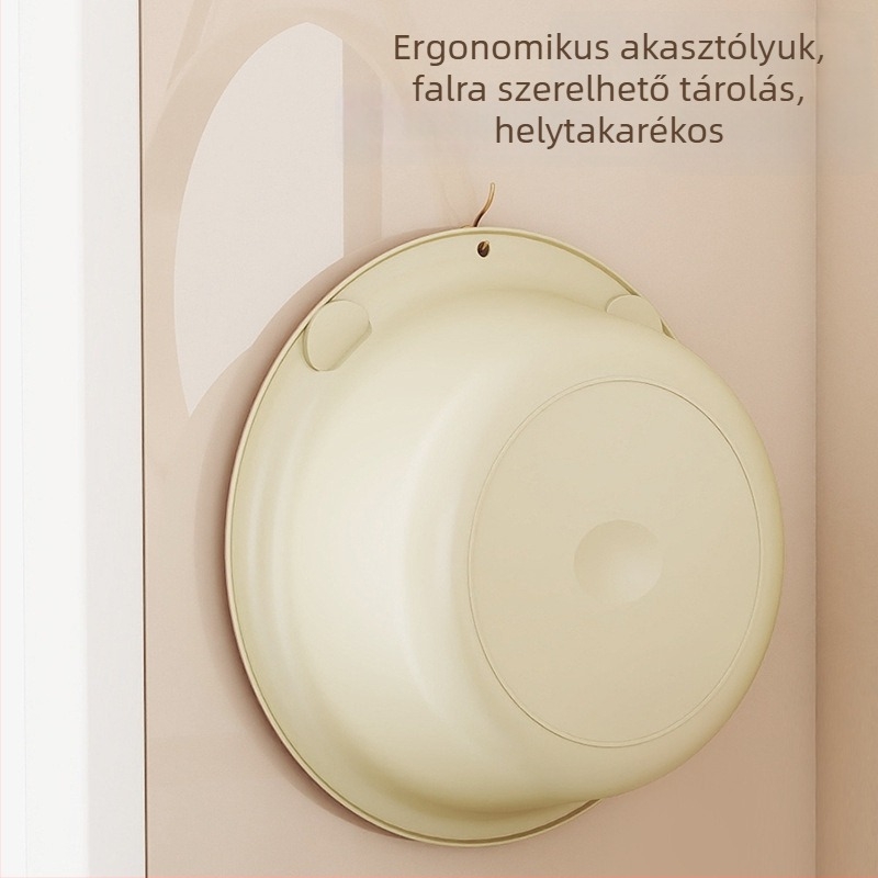 Nagy kapacitású műanyag mosóedény, vastag falú, szagtalan, mosásra, arc- és lábmosásra, kollégiumi használatra