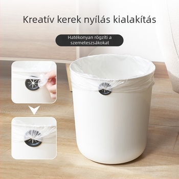 Háromszög alakú falra szerelhető szemetes, 9 L, műanyag, fedél nélküli, otthoni használatra