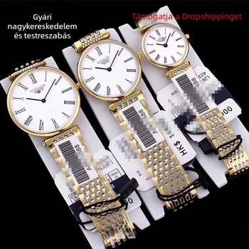 Master Series karórák férfiaknak és nőknek, vízálló automata mechanikus óra, rozsdamentes acél tokkal, zafír kristály, 38,5 mm-es számlap