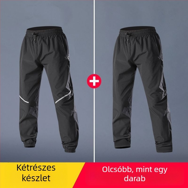 Férfi gyorsan száradó futó nadrág, nyárra, Ice Silk, sportos edzés és lazább viselet