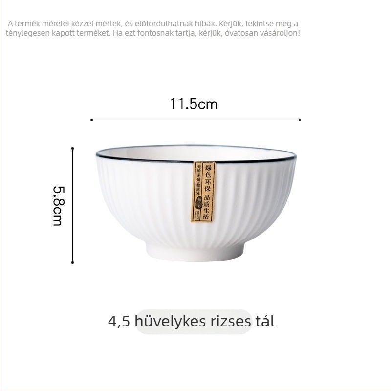 Yamada kerámia levesestál – Nagy porcelán tál, kör alakú, mikrosütőbe tehető, modern minimalista stílus