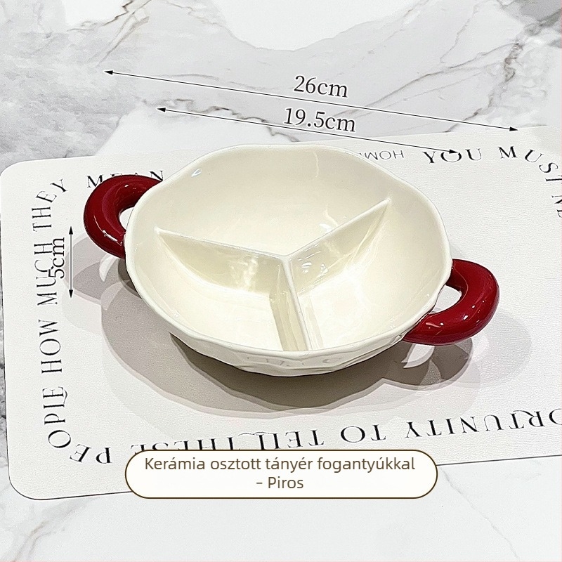 Porcelán gyümölcstál és joghurtos tál, aranyos, modern minimalistus étkészlet, kerek, mikró-kompatibilis