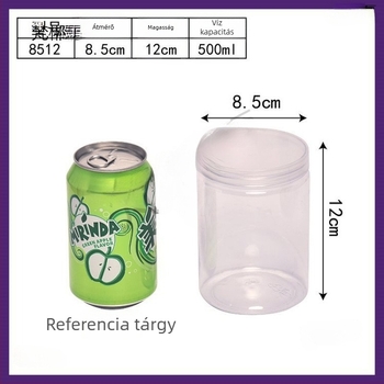 Átlátszó műanyag üvegben vad Kudzu por, 500 ml, zárható kupakkal