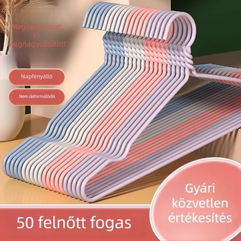 Vastagodott és megnövelt ruhafogas, otthoni használatra, felnőtt és gyerek ruhákhoz, ruhaszárító állvány, kollégiumi használatra