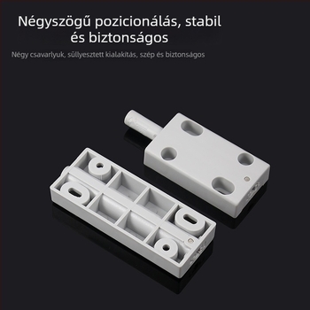 Hongshengfa QF-882 Mágneses szekrényajtó retesz – rejtett nyomó típusú rugós zárómechanizmus