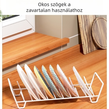Beépített edényállvány mosogatáshoz vízlevezetővel