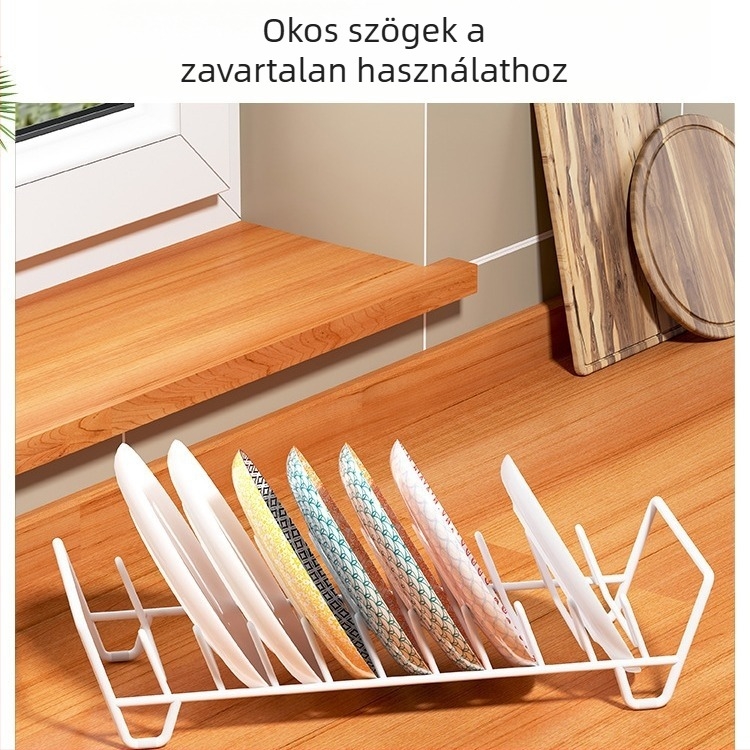Beépített edényállvány mosogatáshoz vízlevezetővel