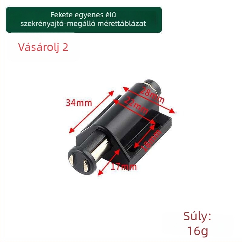 Mágneses zár üveges szekrény ajtóhoz, egyajtós