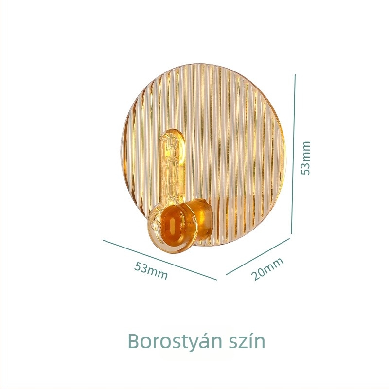 4 darab ragasztós ajtókampó – fúrás nélkül, nyom nélkül, könnyed luxus stílus, fürdőszoba és konyha, teherbírás 3 kg