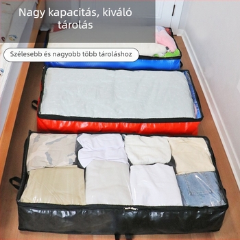 Ágy alatti tároló táska paplanok és ruhák számára — nedvességálló, vízálló, extra vastag, kopásálló
