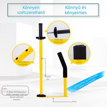 Blue Fort Vastagított Kézi Nyújtófólia Tekerő Eszköz Kézvédő Gyűrűvel