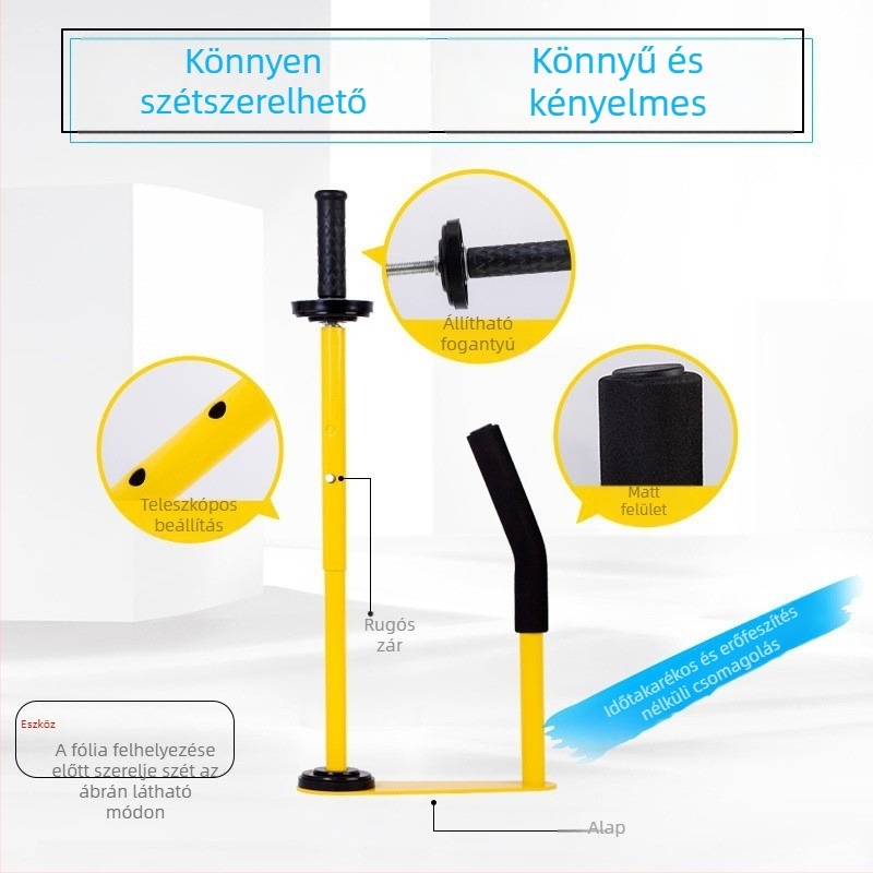 Blue Fort Vastagított Kézi Nyújtófólia Tekerő Eszköz Kézvédő Gyűrűvel