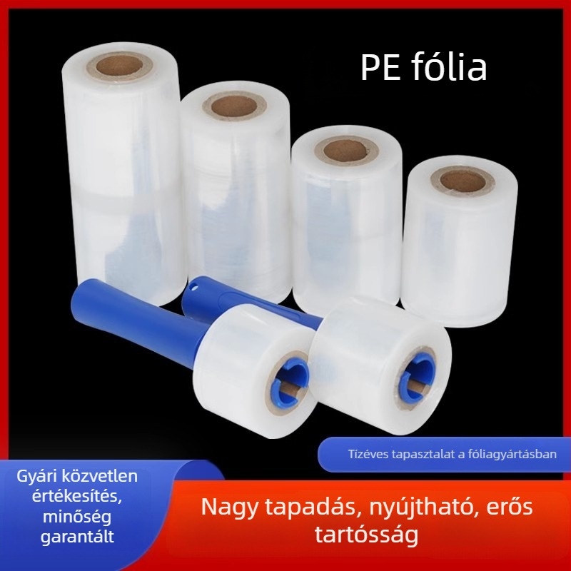 Blue Fort Vastagított Kézi Nyújtófólia Tekerő Eszköz Kézvédő Gyűrűvel