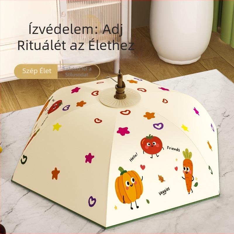 Téli hőszigetelt összecsukható négyzet alakú ételfedő, nagy méretű, zöldségek és ételek porvédelme