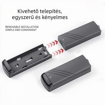 Szekrényajtó visszarugós nyomó típusú mechanizmus, fogantyú nélküli, mágneses zár gardróbhoz és fiókokhoz