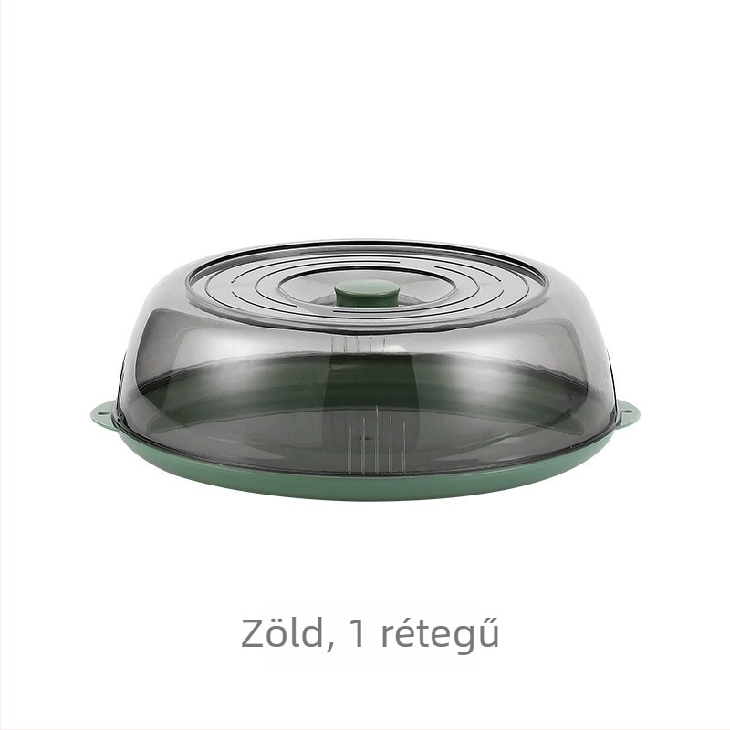 Családi hőszigetelt ételtakaró az asztalhoz, többrétegű átlátszó ételtakaró, por- és rovarvédelmi megoldás