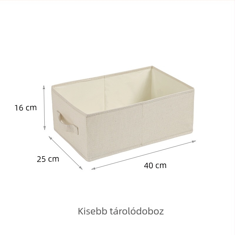 Anqin textil tároló doboz, összecsukható gardróbszervező, nagy kapacitású ruhák számára