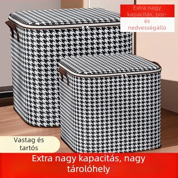 Otthoni ruhatároló doboz, nagy kapacitású, extralarge gardróbrendező, porvédő tároló