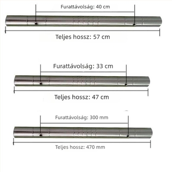 Rozsdamentes acél ajtónyél fa ajtókhoz, nagy dupla szárnyas udvari ajtónyél acéllemez burkolattal