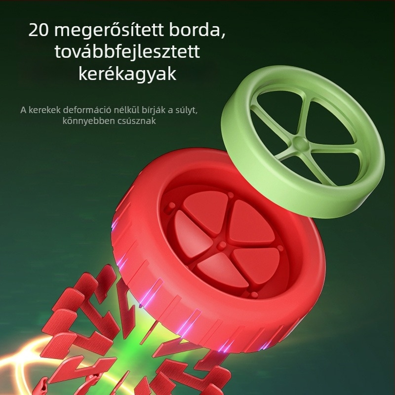 Nagy kapacitású kerekes gyerekjáték tároló doboz