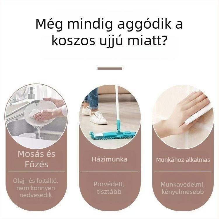 Vízálló vászon karvédők munka közben, festéshez és tisztításhoz