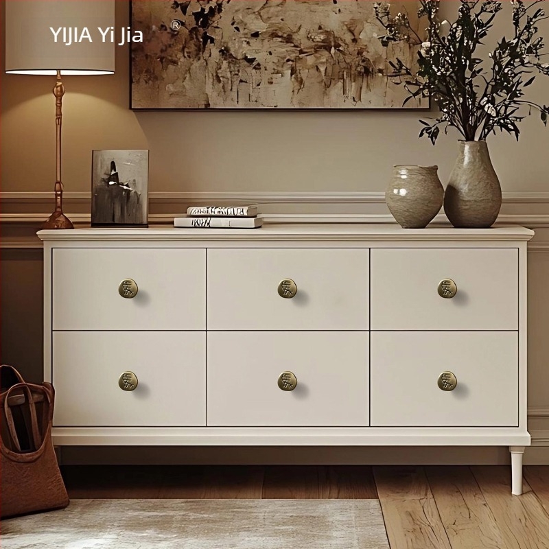 Sárgaréz fogantyúk szekrényekhez, modern minimalist stílus, retro luxus