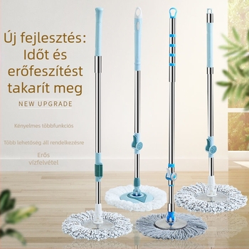 Otthoni használatra forgó mopnyél – tisztítóeszköz egy lépésben, kézzel mosható, teljesen automatikus, univerzális cserealkatrész