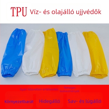 TPU konyhai ujjvédő, élelmiszer-biztonsági, vízálló, olajálló, szennyeződésálló, sav- és lúgálló, nem keményedik