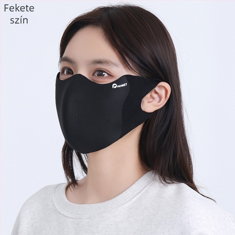 Téli meleg arcmaszk fleece béléssel, szélvédő és hideg elleni védelem, mosható, Unisex, UV védelem, divatos retró dizájn