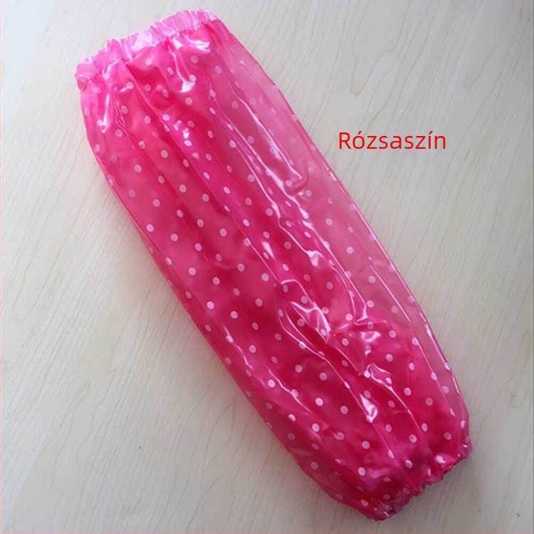 Átlátszó PVC oversleeves, hosszú, vízálló és olajálló, uniszex, felnőtteknek