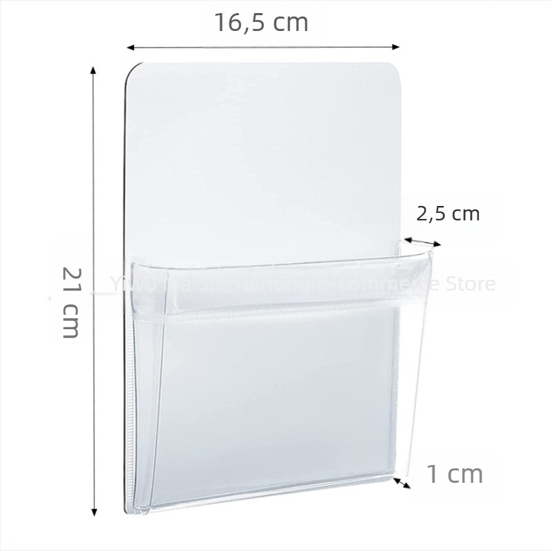 Személyre szabott mágneses tolltartó, átlátszó PVC, 16×21 cm és mágneses fájl-táska